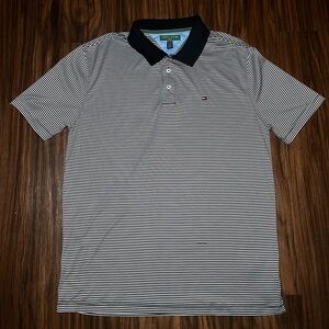 TOMMY HILFIGER Golf Polo XL Short Sleeve Stripes